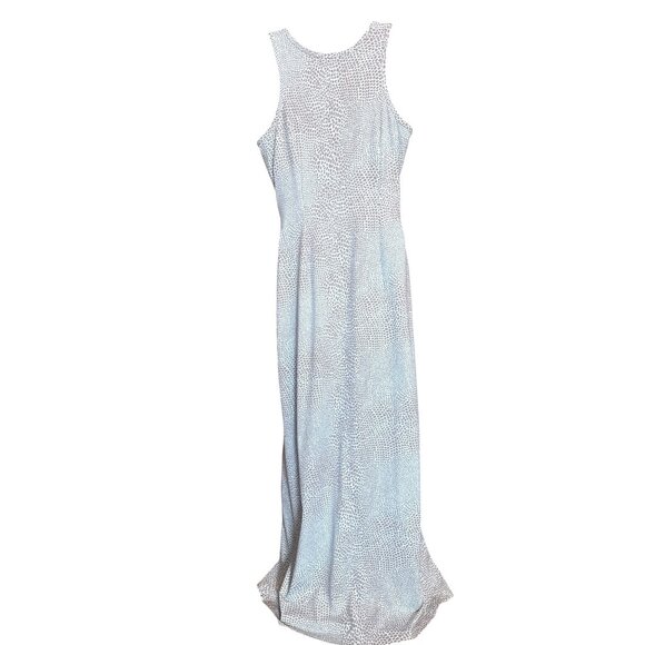 J Mclaughlin Women's Sz M Catalina Cloth Animal Print Maxi Tank Dress Resort - Picture 2 of 10